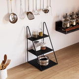 Organizator metalic Kalimnos, Negru