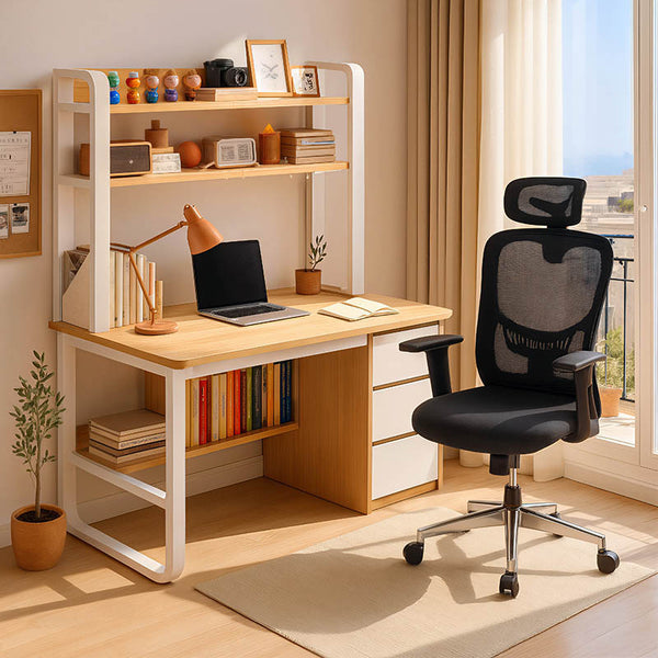 Pachet de mobilier de birou pentru elevi Quest set de 2 bucati, 62x63x110 cm