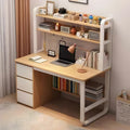 Pachet mobilier de birou pentru studenți Master set de 2 bucati, Negru, 50x120 cm, foto produs 8
