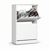 Pantofar Adore Compact, 10 Perechi, 2 Compartimente, Alb - Mov, 51x84x26 cm - Pantofar Adore Compact, 10 Perechi, 2 Compartimente, 51 x 84 x 26 cm