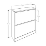 Pantofar Adore Max, 12 Perechi, 2 Compartimente, 73x84x26 cm - Mov