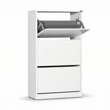Pantofar Adore Max Plus, 18 Perechi, 3 Compartimente, 73x119x26 cm - Alb