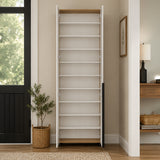 Pantofar Adore Porto, 10 rafturi, Stejar - Bej, 72x210x34 cm