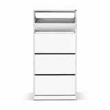Pantofar Adore Max XL, 24 Perechi, 4 Compartimente, 73x157x26 cm - Alb
