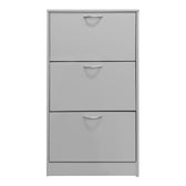 Pantofar cu functie de organizare Savaz, Lemn, Alb, 60x24x114 cm, perspectiva suplimentara