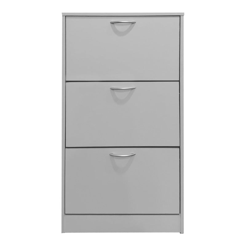 Pantofar cu functie de organizare Savaz, Lemn, Alb, 60x24x114 cm, perspectiva suplimentara