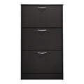 Pantofar cu rafturi Savaz, metal și lemn, Antracit, 60x24x114 cm, detaliu produs