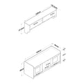 Pantofar cu taburet si cuier Zuleyha, Alb, 120 x 45 x 40 cm