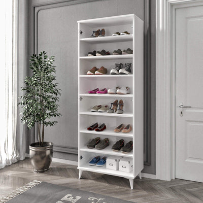 Pantofar Dante, Alb, 37x190x70 cm