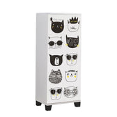 Pantofar Filinta Cats, Alb, 50x127x38 cm