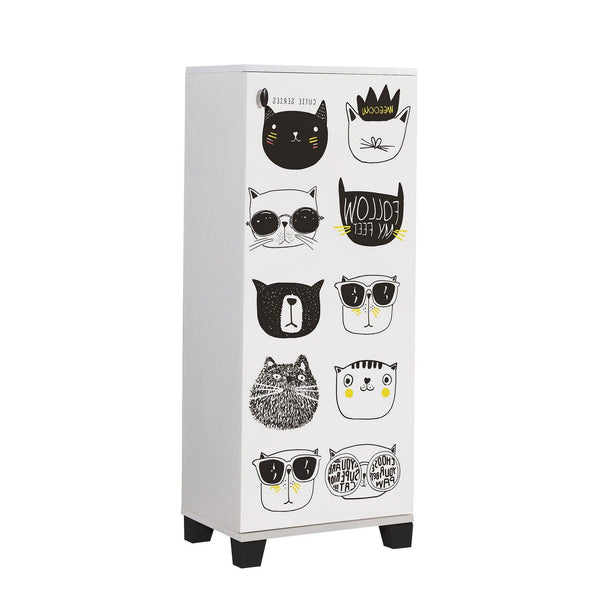 Pantofar Filinta Cats, Alb, 50x127x38 cm