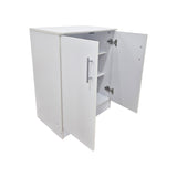 Pantofar for 6 pairs, Alb - Sonoma-Alb, 60x40x80 cm - Alb