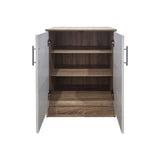 Pantofar for 6 pairs, Alb - Sonoma-Alb, 60x40x80 cm - Sonoma-Alb