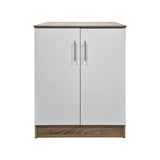 Pantofar for 6 pairs, Alb - Sonoma-Alb, 60x40x80 cm - Sonoma-Alb