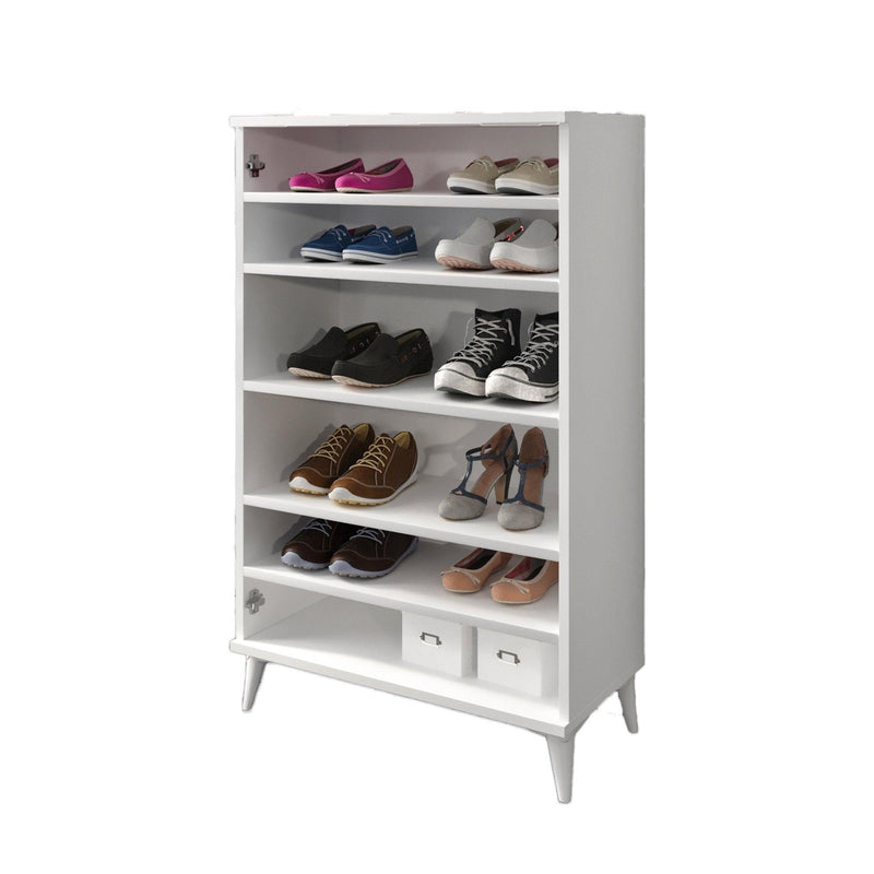 Pantofar Fuga, Alb, 37x118x70 cm