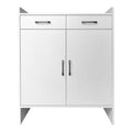 Pantofar Gazen, 12 perechi, Alb, 80x33x100 cm, imagine suplimentara