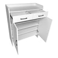 Pantofar Gazen, 12 perechi, Alb, 80x33x100 cm, detaliu produs