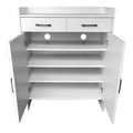 Pantofar Gazen, 12 perechi, Alb, 80x33x100 cm, perspectiva suplimentara