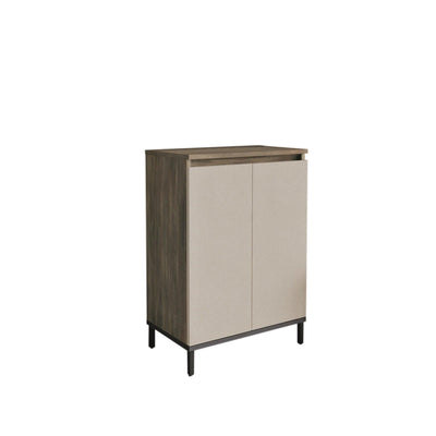 Pantofar Hol cu 2 usi si 3 Rafturi , Maro, 60 x 86 x 36 cm