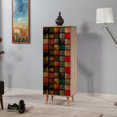Pantofar Leyla, Multicolor, 50 x 135 x 38 cm
