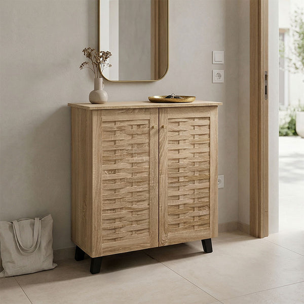 Pantofar Mantam, pentru 12 perechi, Sonoma, 78x34x87 cm