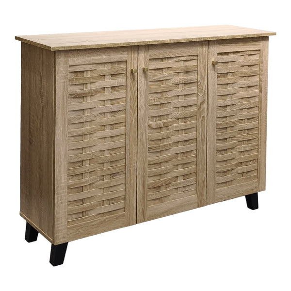 Pantofar Mantam, pentru 16 perechi, Sonoma, 116x34x87 cm