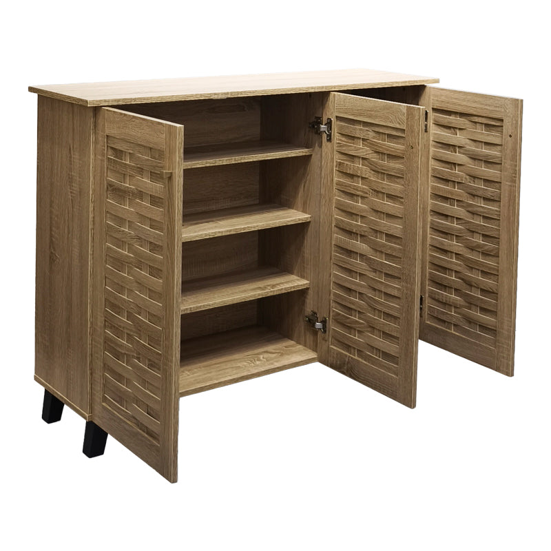Pantofar Mantam, pentru 16 perechi, Sonoma, 116x34x87 cm