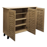 Pantofar Mantam, pentru 16 perechi, Sonoma, 116x34x87 cm
