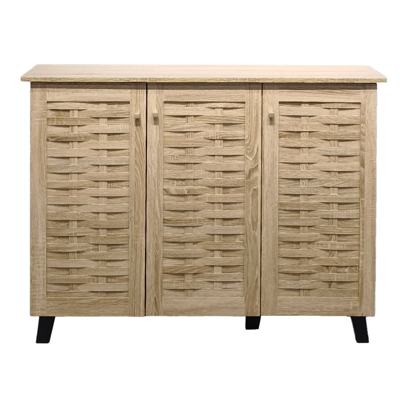 Pantofar Mantam, pentru 16 perechi, Sonoma, 116x34x87 cm