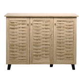 Pantofar Mantam, Sonoma, pentru 16 perechi, 115.5x34x87 cm, detaliu finisaj, MDF, lemn, PP, pentru locuință