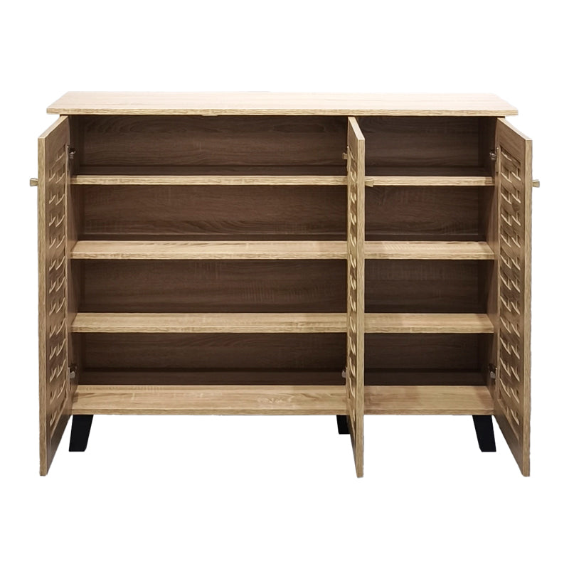 Pantofar Mantam, pentru 16 perechi, Sonoma, 116x34x87 cm