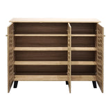 Pantofar Mantam, pentru 16 perechi, Sonoma, 116x34x87 cm