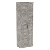 Pantofar Sante Pakketo, sonoma - maro - nuc - alb - antracit, 60x37x183 cm - Antracit