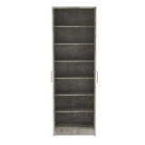 Pantofar Sante Pakketo, sonoma - maro - nuc - alb - antracit, 60x37x183 cm - Antracit