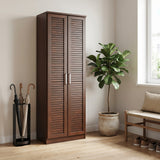 Pantofar Sante Pakketo, sonoma - maro - nuc - alb - antracit, 60x37x183 cm - Maro