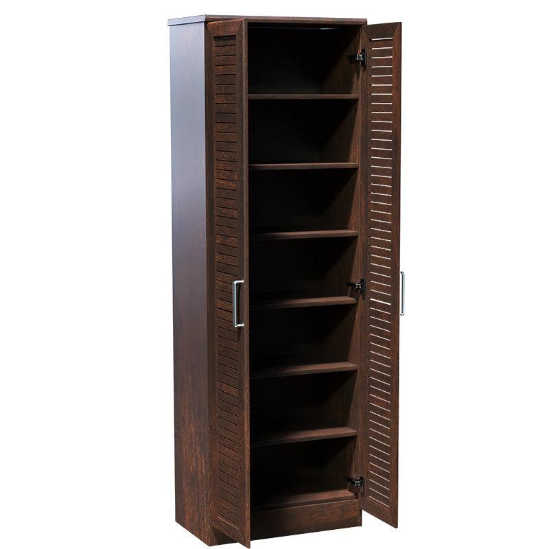 Pantofar Sante Pakketo, sonoma - maro - nuc - alb - antracit, 60x37x183 cm - Maro