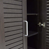 Pantofar Sante Pakketo, sonoma - maro - nuc - alb - antracit, 60x37x183 cm - Nuc