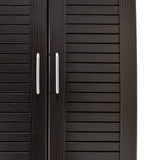 Pantofar Sante Pakketo, sonoma - maro - nuc - alb - antracit, 60x37x183 cm - Nuc