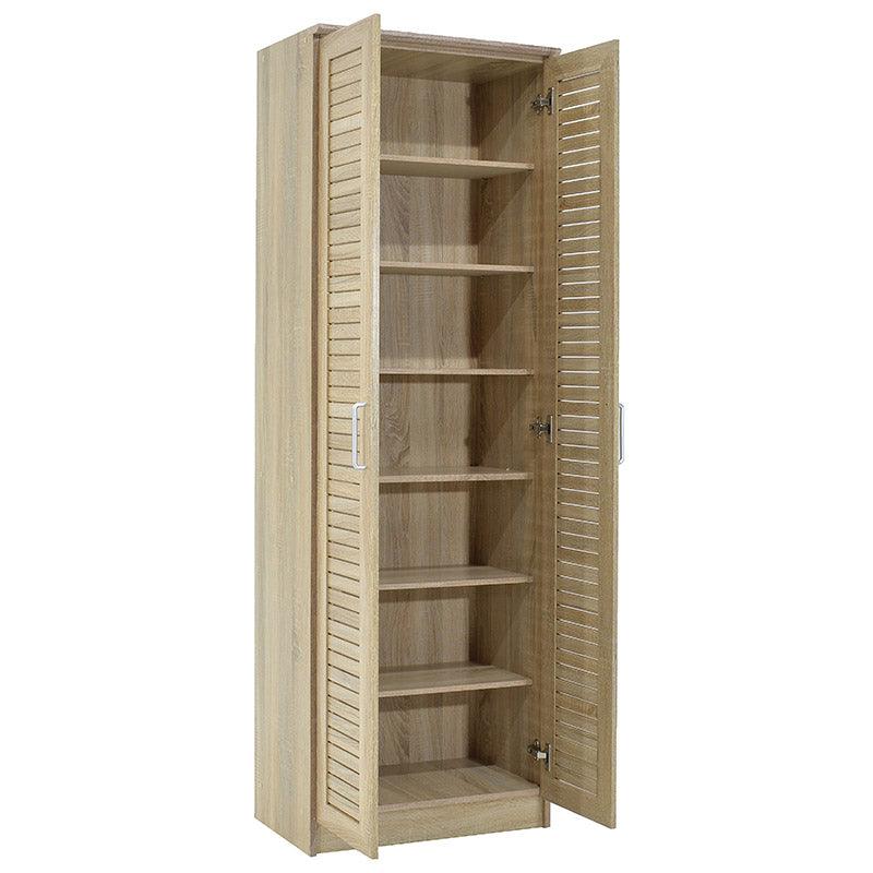 Pantofar Sante Pakketo, sonoma - maro - nuc - alb - antracit, 60x37x183 cm - Sonoma