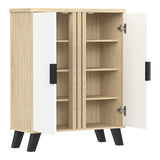 Pantofar Shoby, 71x30x91 cm - Alb-Sonoma
