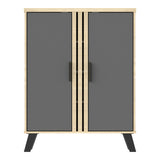Pantofar Shoby, 71x30x91 cm - Antracit-Sonoma