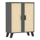 Pantofar Shoby, 71x30x91 cm - Sonoma-Antracit