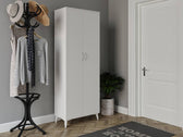 Pantofar Venty, Alb, 37x190x70 cm
