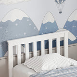 Pat Bed Neranda, Placaj, 90x190 cm - Alb