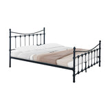Pat Beowulf metal, Negru - Alb, 150x200x102 cm - Negru