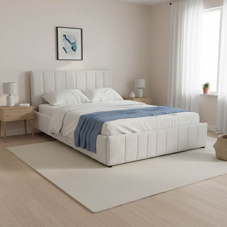 Pat cu spatiu de depozitare Snuggle, Gri, 160x200 cm