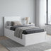 Pat de o persoana Adore Country cu loc de depozitare, Alb, 105x105x205 cm, imagine suplimentara