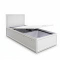 Pat de o persoana Adore Country cu loc de depozitare, 105 x 105 x 205 cm