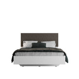 Pat dublu Adore Oryana, 171x120x206 cm - Alb