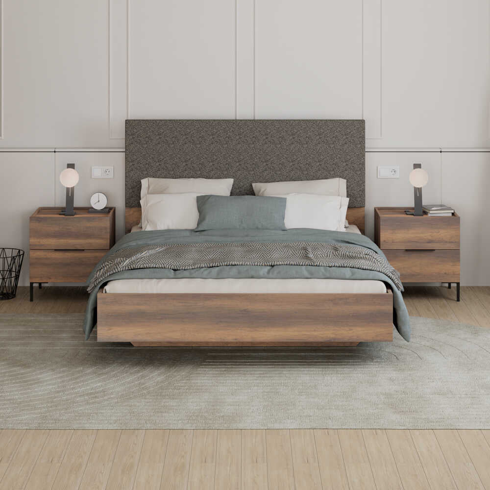 Pat dublu Adore Oryana, 171x120x206 cm - Maro
